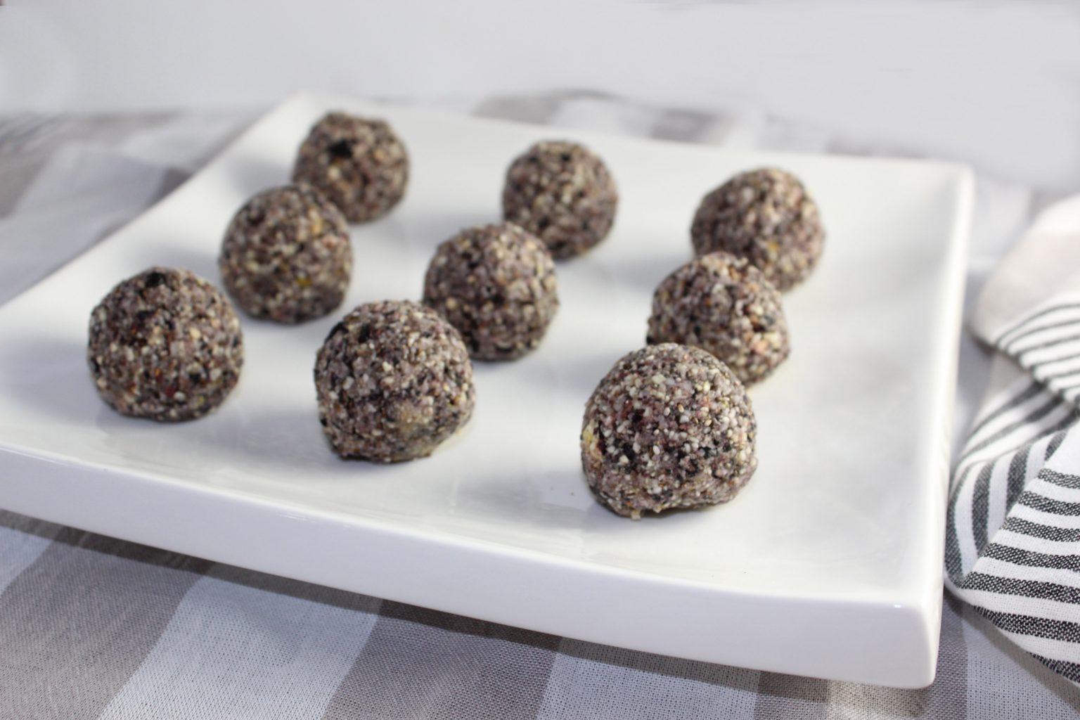 Lemon Blueberry Protein Balls