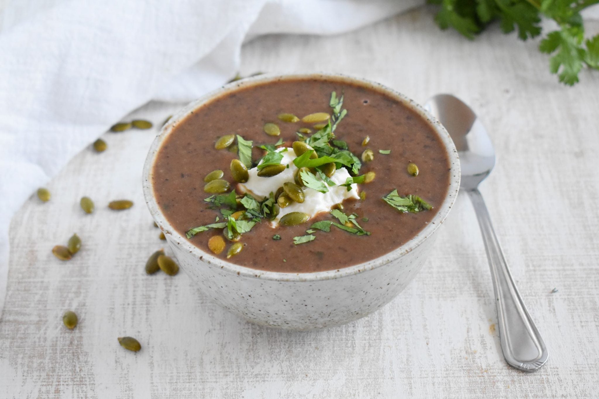 Black Bean-Butternut Soup