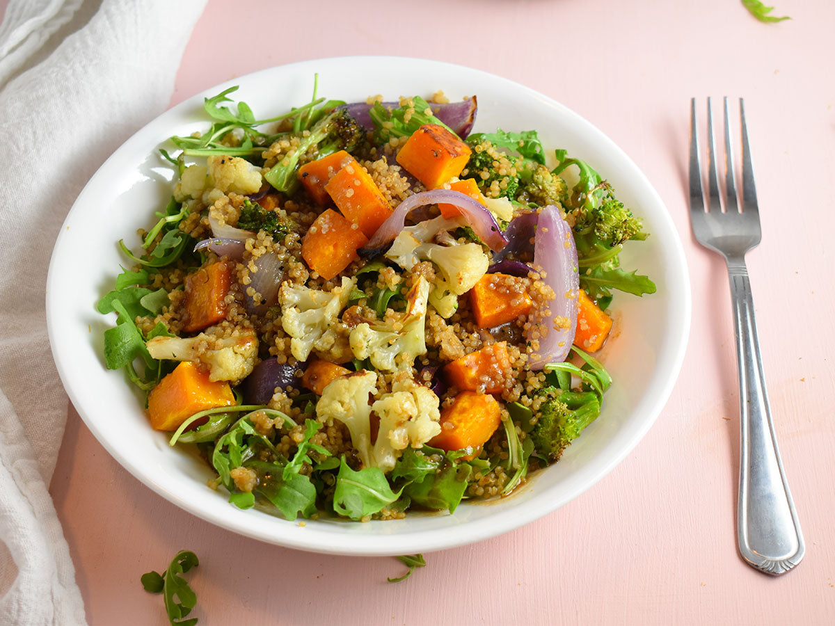 Fall Roasted Vegetable Grain Bowl