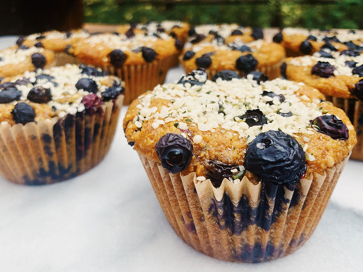 Pumpkin Blueberry Muffins