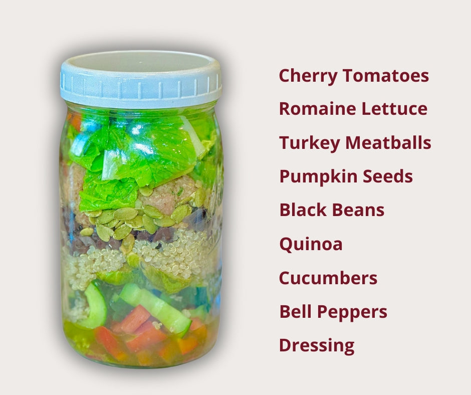 Italian Inspired Salad Jar 