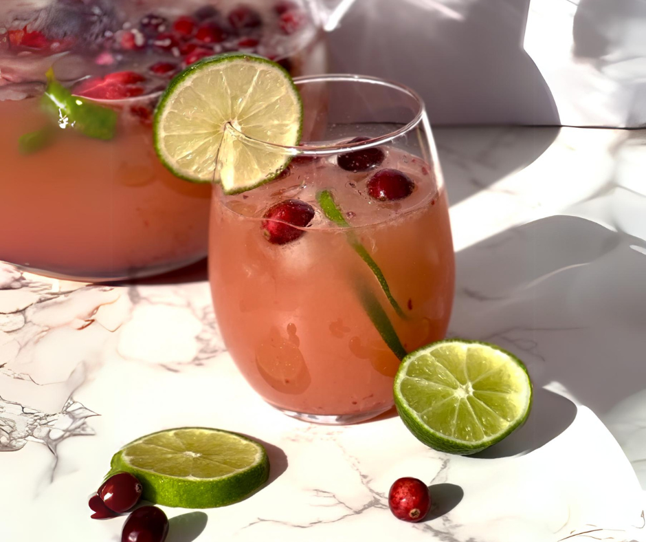 Sparkling Cranberry Mocktail
