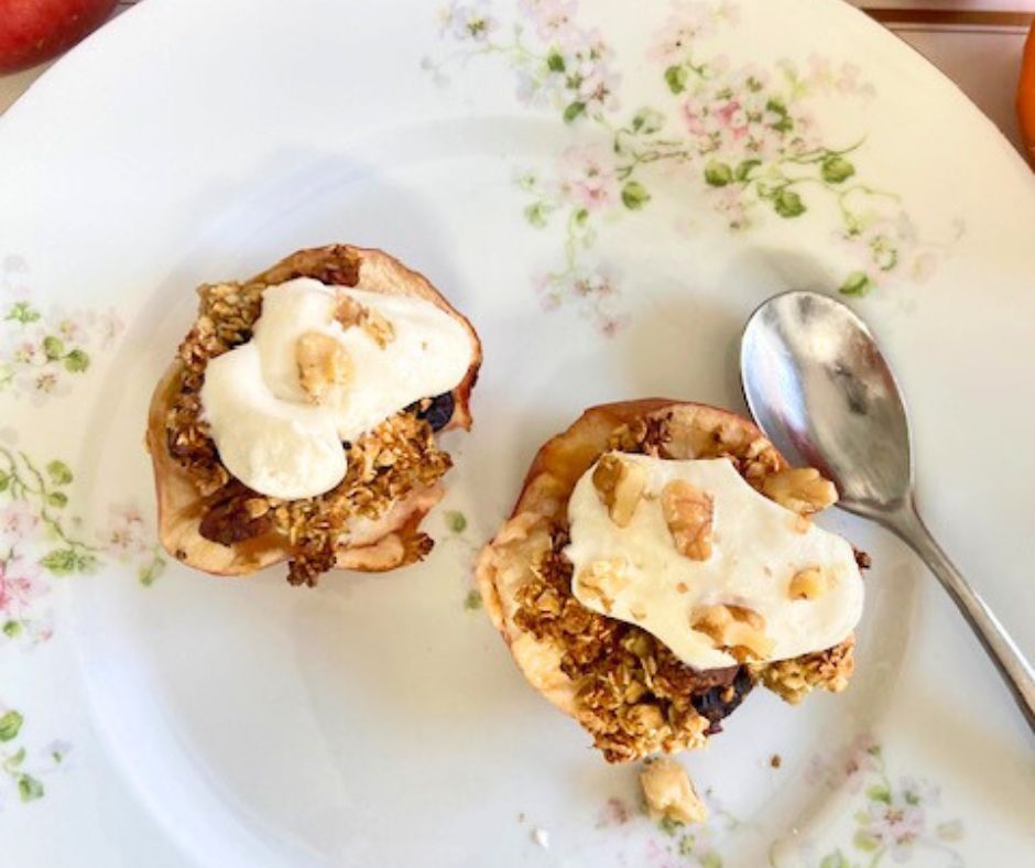 Baked Apple Ginger Crunch