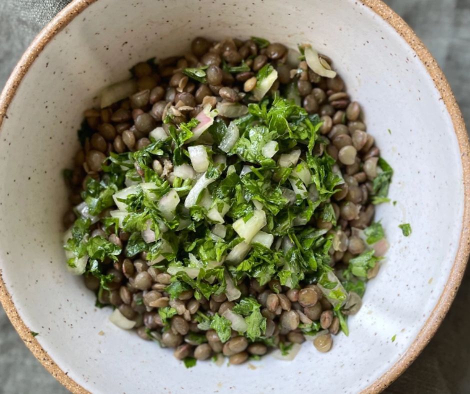 Easy Gut and Brain Healthy Lentil Salad