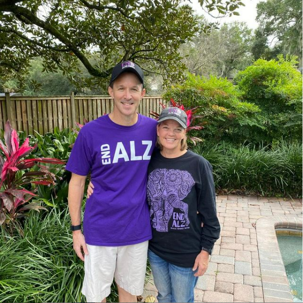 Dan Jaworski with his wife, Julie