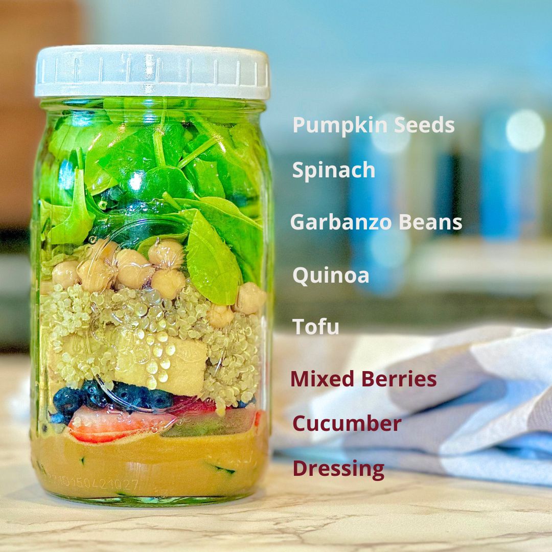 Spring Strawberry Salad Jar