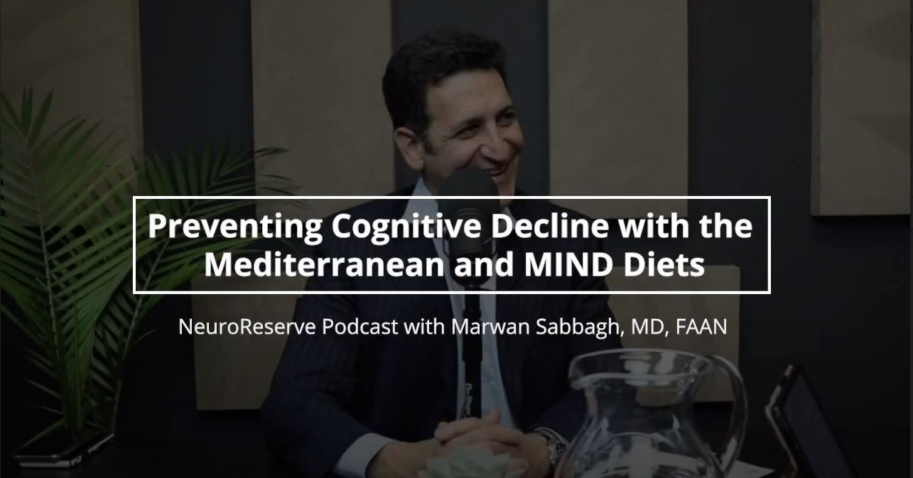 Preventing Cognitive Decline with the Mediterranean and MIND Diets
