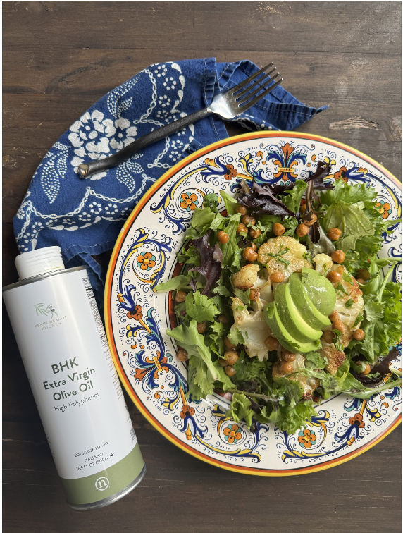 Roasted Cauliflower and Chickpea Salad
