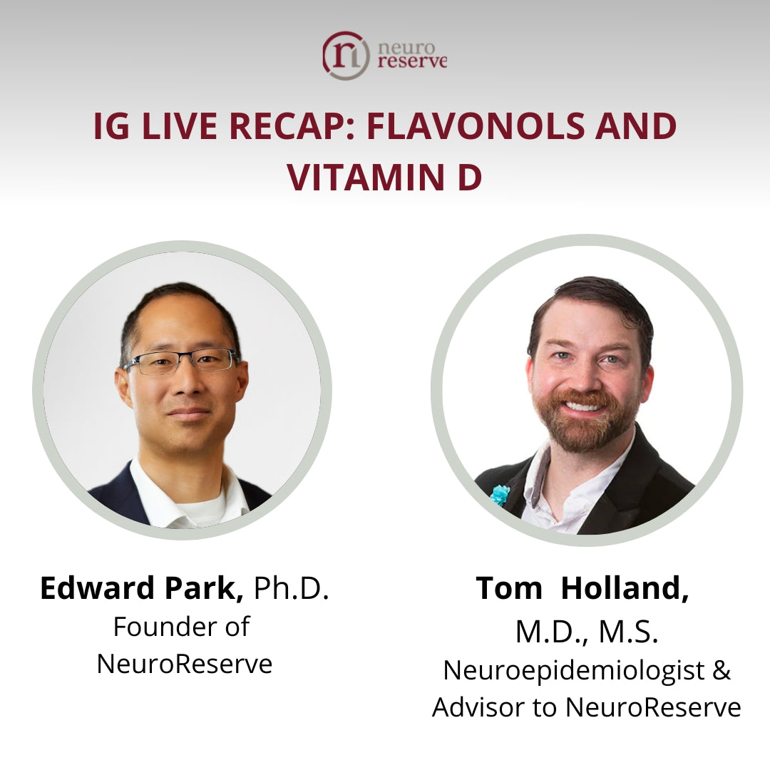 Dr. Tom Holland and Dr. Edward Park Discussion | Vitamin D, Flavonols, & MIND Diet