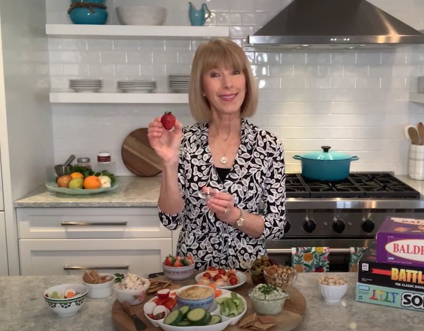 MIND Diet Snack Board for Your Family Game Night