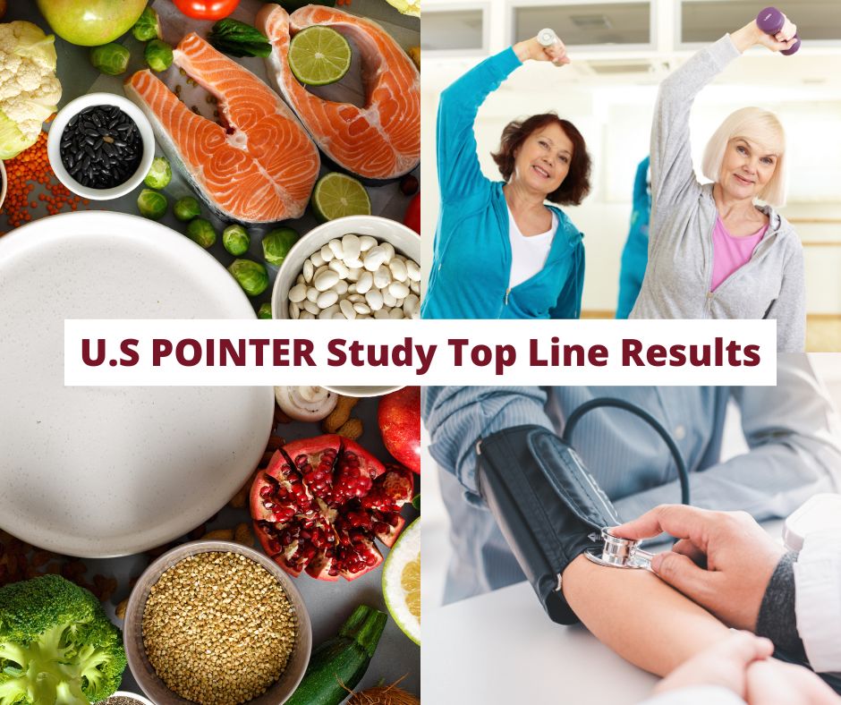Big Breaking News in Brain Health Research:  U.S. POINTER Study Top Line Results!