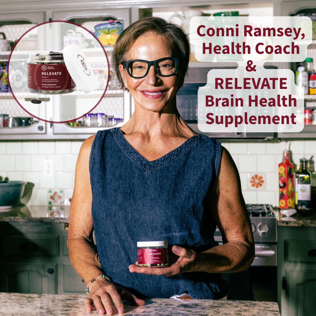 RELEVATE Brain Health Supplement with Conni Ramsey, Pilates and Health Coach