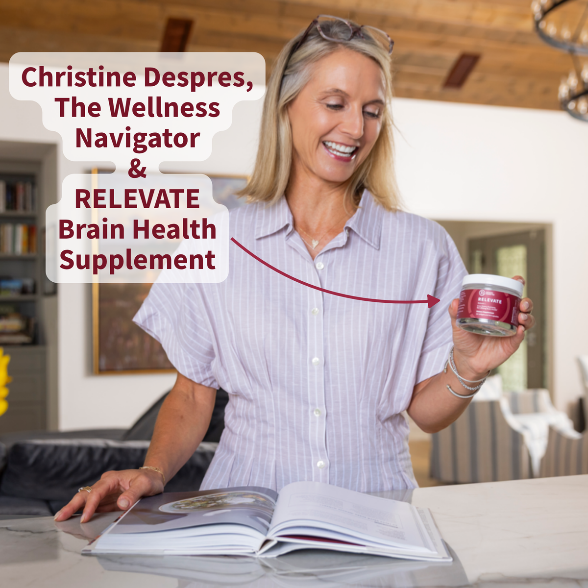 RELEVATE Brain Health Supplement with Christine Despres, The Wellness Navigator