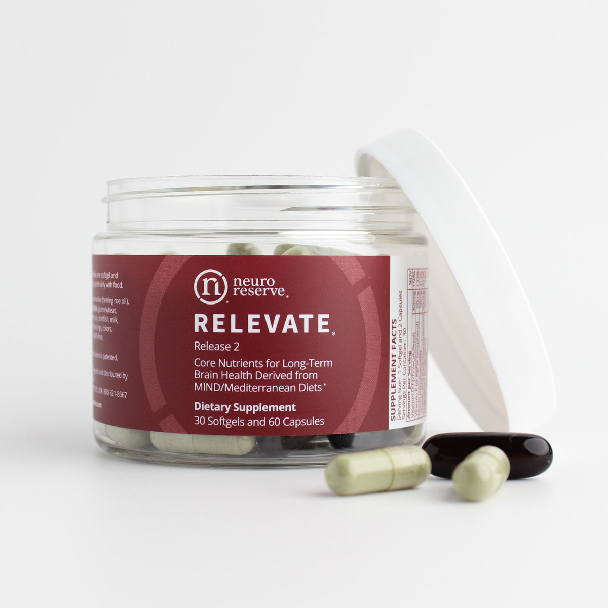 RELEVATE Supplement for Brain Health & Longevity